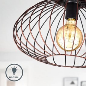 B.K. Licht 1471 - Csillár RETRO 1xE27/40W/230V réz