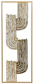 Arany faldekoráció 29 x 75 cm THULIUM Beliani