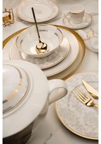 68 darabos étkészlet élénk színű/csontporcelán