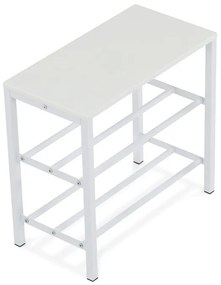 Fehér Fém Cipős Szekrény. 83168-42 WT