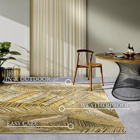 Aranyszínű kültéri szőnyeg 200x285 cm Eugene – Villeroy&amp;Boch