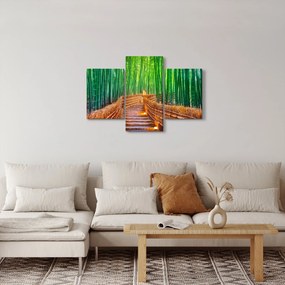 Kép - Japán bambusz erdő (90x60 cm)