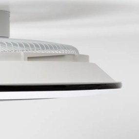 Brilagi - LED Dimmelhető lámpa ventilátorral AURA LED/38W/230V fekete + távirányító