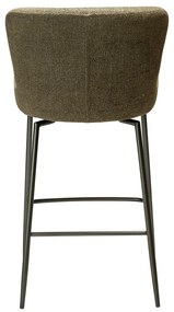Khaki kárpitozott bárszék (ülésmagasság 67,5 cm) Glam – DAN-FORM Denmark