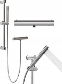 Zuhany Szett Ezüst Fülhallgató Zuhany Fürdőszoba Della Csaptelep Ripon