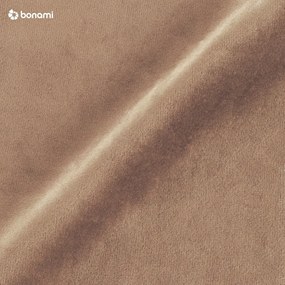 Okkersárga ágyneműtartós boxspring ágy 140x200 cm Flip – Ropez