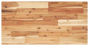 2 db olajbevonatú tömör akácfa függőpolc 100 x 40 x 2 cm