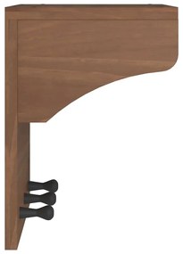 SANDNES tömör fenyőfa falra szerelt kabátállvány 43x30x42 cm