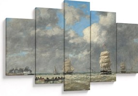 Kép - Eugène Boudin, Le Havre, reprodukciók (150x105 cm)