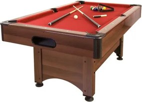 GamesPlanet® Biliárdasztal TRENDLINE Piros 6ft 184 x 108 cm