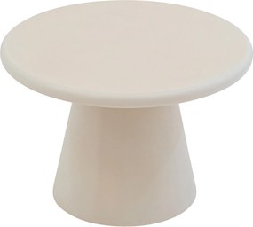 Clav kerek dohányzóasztal 60 cm - bézs