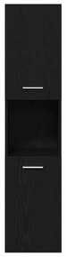 Fürdőszoba bútor szett 2 pcs Fekete tölgy 90 x 38.5 x 46 cm