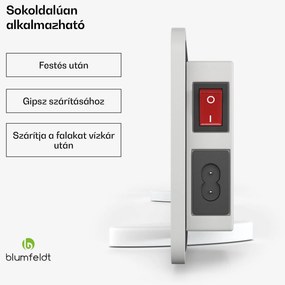 DryWave infravörös falszárító, 50-150 W, festéket és vakolatot szárít, falra szerelés is