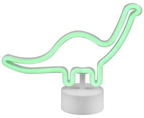 Fehér LED asztali lámpa (magasság 20 cm) Bronto – Reality