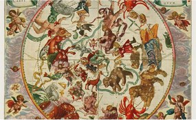 Fotótapéta Flizelin Fal a Hálószobába Csillag kompozíciók 416x254