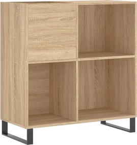 vidaXL sonoma tölgy színű szerelt fa hanglemezszekrény 84,5x38x89 cm