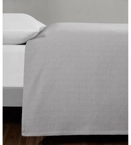 Szürke pamut ágytakaró franciaágyra 200x230 cm Serenity – Mijolnir