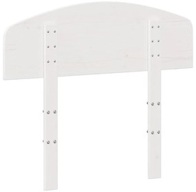 fehér tömör fenyőfa fejtámla 75 cm