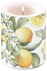 Limoni átvilágítós gyertya 12x10cm
