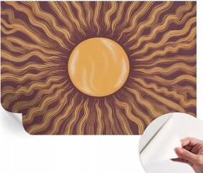 Divatos öntapadós fali tapéta Napsugarak 152x104 cm