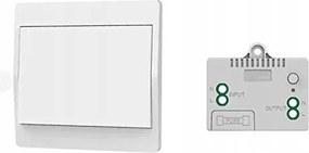 Vezeték Nélküli Fali KAPCSOLÓ-1x Egykapcsolós kapcsoló 1 vevőegységgel