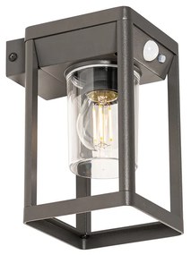 Kültéri fali lámpa sötétszürke, LED-del és fényerőszabályzóval, napelemes - Sonne