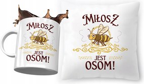 Szerelmes párna ajándék bögre szett fényképes nyomtatással