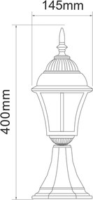 Polux PARIS 302052 Állólámpa 2x3W/LED 3000K 350LM IP43
