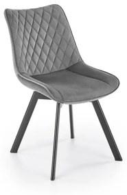 K520 szék, fekete/sötétszürke
