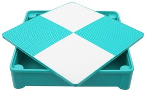 New Baby Gyermek szett asztallal és székekkel, 3db, menta