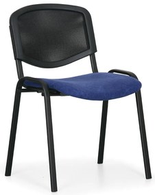 Viva Mesh konferencia szék - fekete lábak, kék / fekete