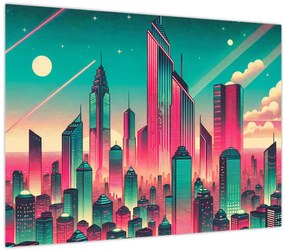 Kép – Nagyváros pop-art stílusban (70x50 cm)