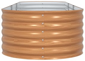 Kerti magaságyás Barna 320 x 80 x 44 cm Acél