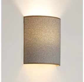 Brilagi - Fali lámpa SEMI 1xE27/15W/230V átm. 20 cm világos szürke