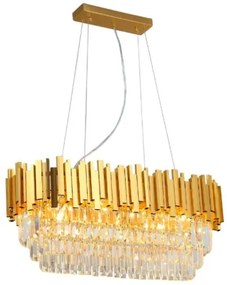 Brilagi - PLAZA kábelen függő csillár 10xE14/40W/230V