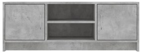 betonszürke szerelt fa TV-szekrény 102x30x37,5 cm