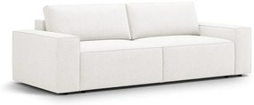 Fehér buklé kinyitható kanapé 247 cm Jodie – Micadoni Home