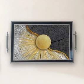 Üveg tálca, 38×24 cm – TPG9833