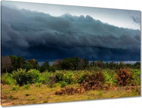 Festmények 120x80 Ősz Hegyek Folyó Fák