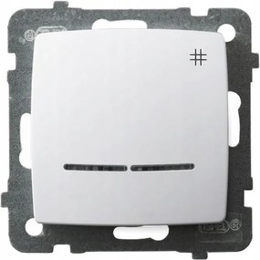 Ospel Karo fehér keresztcsatlakozó LP-4SS/m/00