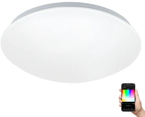 Eglo 33219 - RGB LED mennyezeti lámpatest GIRON-C LED/17W/230V átm. 30 cm fehér