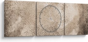 Kép - Mandala (órával) (90x30 cm)
