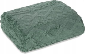 Ágytakaró Zsinór 200x220 Design91 menta dekoratív zsinórral