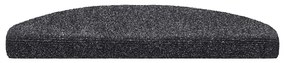 10 db sötétszürke lyukasztott öntapadó lépcsőszőnyeg 65x21x4 cm