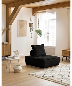 Fekete zsenília fotel Elisa – Bobochic Paris