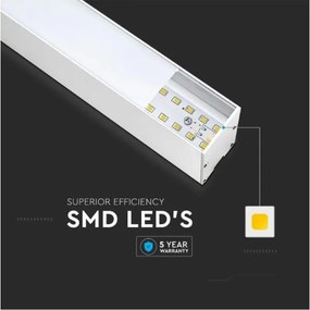 LED Csillár zsinóron SAMSUNG CHIP LED/40W/230V 6400K fehér