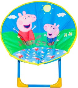 Gyermek összecsukható szék PEPPA MALAC, kék