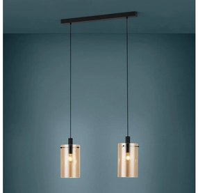 Eglo 39538 - Csillár zsinóron POLVERARA 2xE27/40W/230V