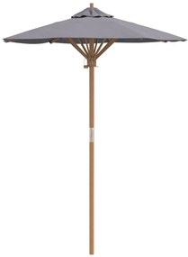 Kerti Napernyő Sötétszürke 150x210 cm Bambusz