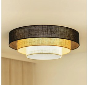 Brilagi - ASPEN LUNETA LED mennyezeti lámpa 12W, 230V, 60 cm, fekete/beige/krem